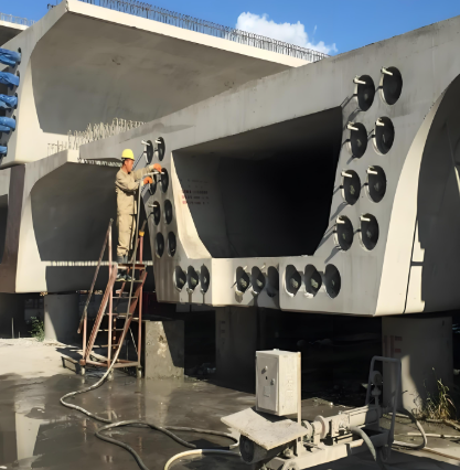 渝水压浆料施工流程及注意事项